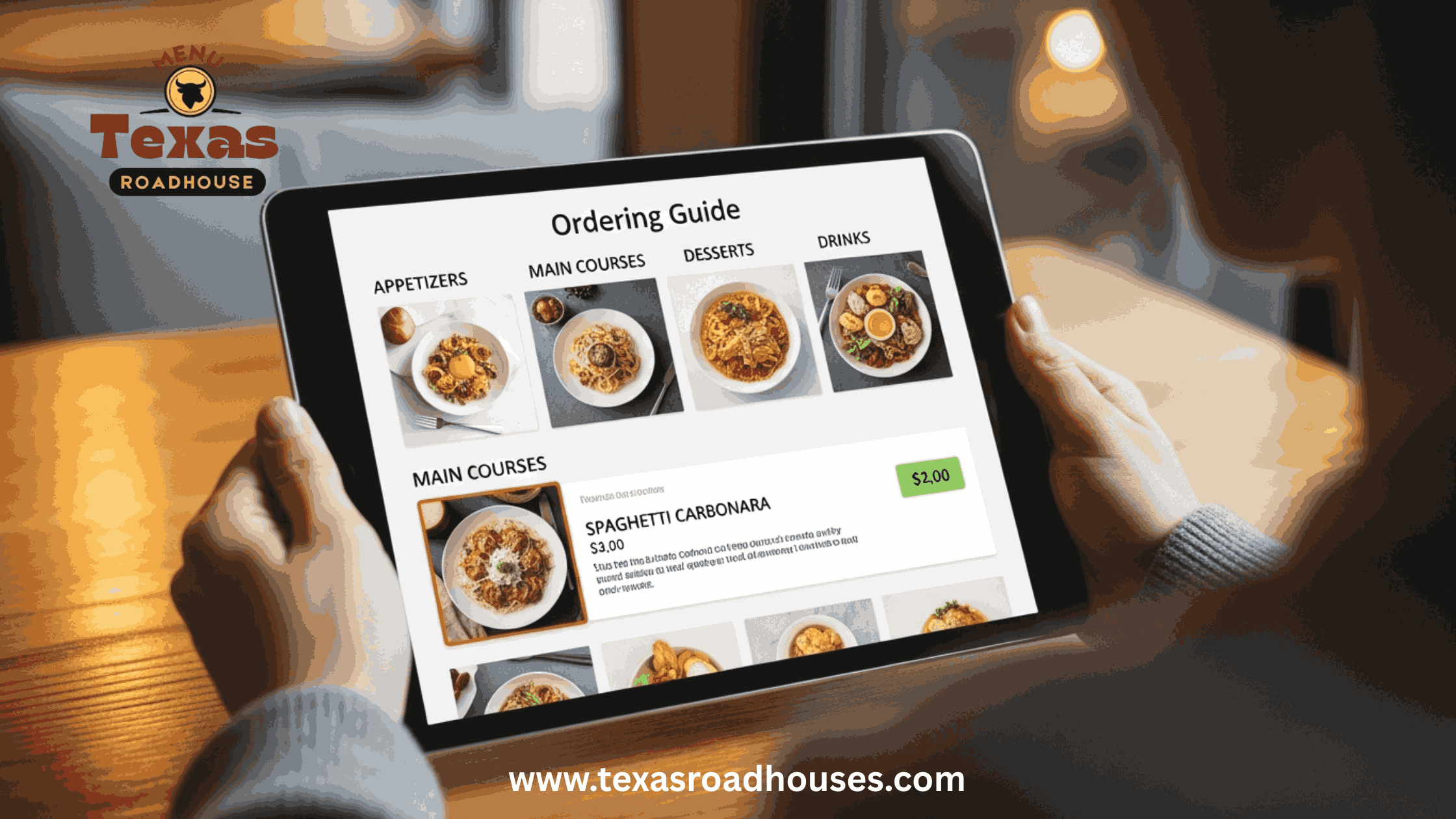 Texas Roadhouse Catering Menu
