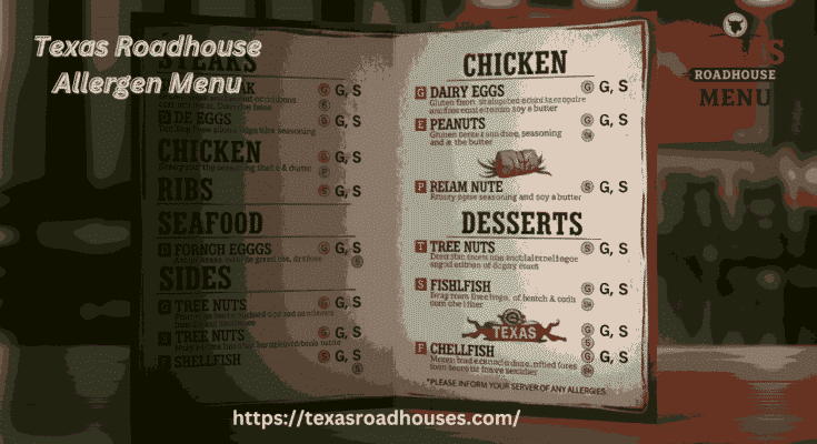 Texas Roadhouse Allergen Menu