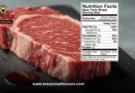 Nutrition Facts New York Strip Steak