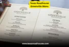 Texas Roadhouse Greenville Menu